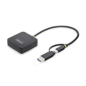 USB-C/USB-A to M.2 NVMe Dock Adapter, 10Gbps
