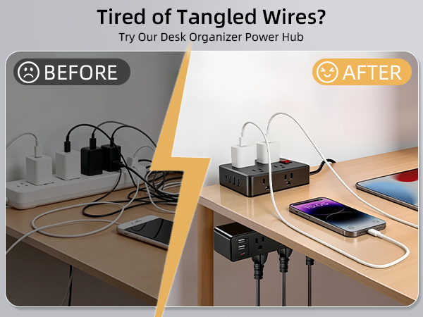 desk clamp power strip