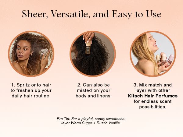 Kitsch Hair Perfume for Women - Rustic Vanilla