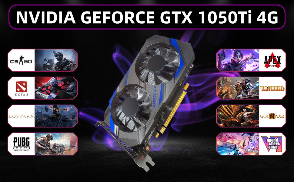 NVIDIA GEFORCE GTX 1050Ti 4G