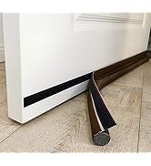 MAXTID Door Draft Stoppers 36" Adjustable Door Bottom Seal Strip Stopper Weather Stripping for Ex...