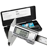 SCITOOLS All-Metal Small Digital Caliper 0-4" Mini Measuring Tool, Micrometer Caliper with Auto-O...
