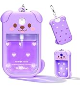 Kivzex Dog Silicone Case for Touchland Hand Sanitizer Spray with Keychain, Compatible with Power ...