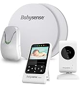 New Model - Babysense Baby Video & Movement Monitor - Bundle Pack - Babysense Video Baby Monitor ...