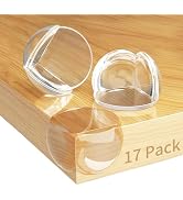 Silicone Corner Protector, Table Protectors for Baby, Clear Furniture Corner Guards & Edge Safety...