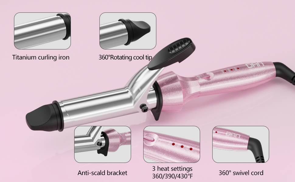 thick curling iron,best curling iron,curling iron 1 inch,hair curling wands,1 curling iron