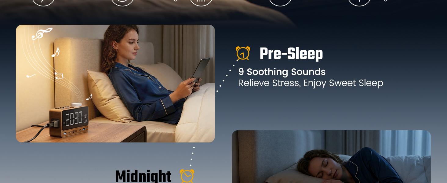 The nightstand alarm clocks for bedrooms