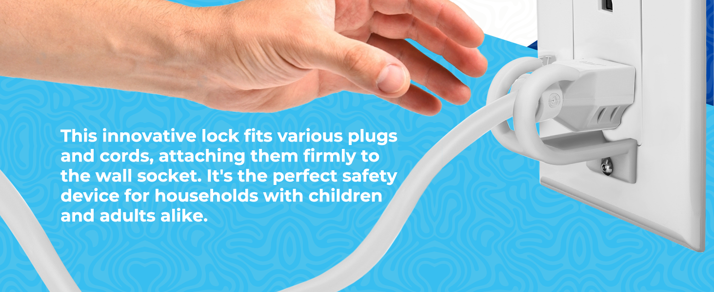 permacharger locks quad large plate proofing electric locking prevent unplugging security child-safe