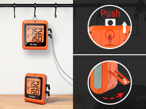 Wireless thermometer for grilling ThermoPro Bluetooth Thermometer for Smoker