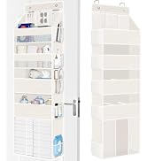WISELIFE 5-Tier Over the Door Organizer for Hanging - 50LB Heavy-Duty Back of Door Organizer with...