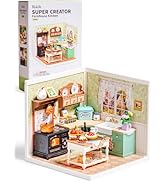 Rolife Super Creator Kits, Tiny House Building Blocks for Little Dolls, DIY Plastic Mini House Mo...