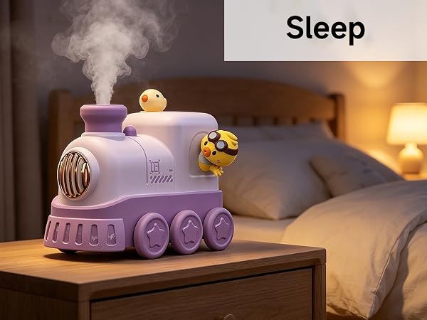 Mini Portable USB Desktop Train Humidifier 09-1
