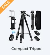 K&F Concept Camera Tripod, 75" Lightweight Portable Travel Outdoor DSLR Tripods for Camera Phone ...