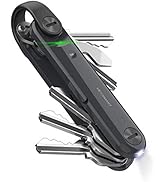 KeySmart Max - Great Gift for Men Key Organizer - Compact Trackable w LED Flashlight and Tile Blu...