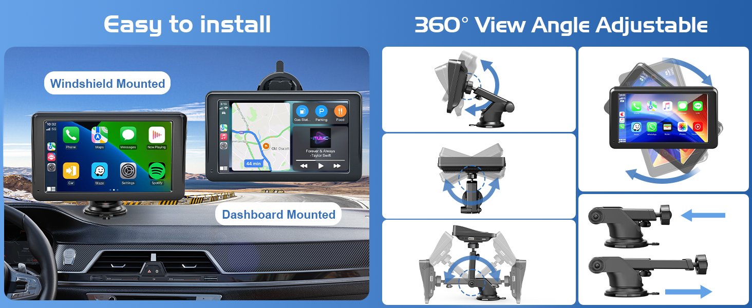 Wireless Carplay Screen for Car