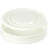 PVC Nylon Lab Sieve Pan with Lid, 7.9in(20cm) Diameter Sample Sifter Strainer for Industrial Lab ...