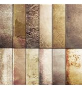 48 Sheets Scrapbook Paper 11x11, Vintage Kraft Pattern Decorative Scrapbook Paper for Journals DI...