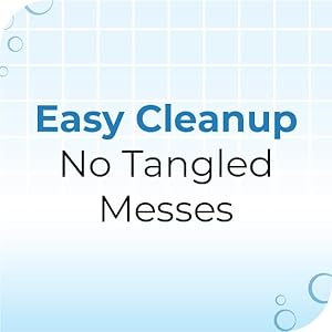 easy cleanup no tangled messes