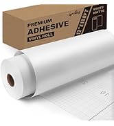 Lzerking Permanent Vinyl - White 12”x100FT Matte Adhesive Vinyl Roll for Cricut, Silhouette, Came...