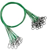 AMYSPORTS Wire Stainless Fishing Leader Steel High Strength Fishing Leaders Freshwater Lures Salt...