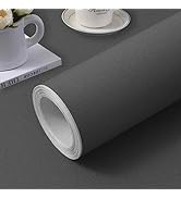 (15.7 inchx118 inch) Grey Wallpaper Self Adhesive Peel and Stick | Wall Pattern for Living Room T...