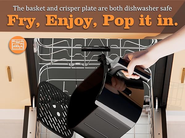 This air fryer comes with a 28-Recipe Booklet to help you cook like a pro