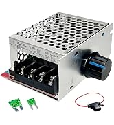 DC Motor Speed Control Pulse Width Controller - Adjustable Handle Duty Cycle 0-100% | Non-Voltage...