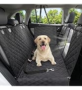 Victoper Dog Car Seat Cover, Heavy Durable Dog Seat Cover for Back Seat, 100% Waterproof Scratch ...