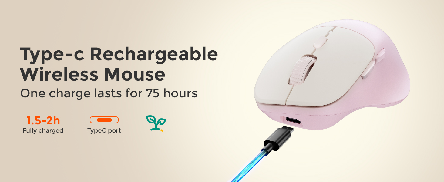 Pink Wireless Mouse