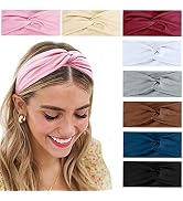 Turban Headbands for Women Boho Wide Women's Headbands for Hair Non Slip Twist Head Bands Headwra...