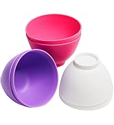 6 Pcs Silicone Pinch Bowls - 10 * 7cm, Reusable Soup Bowls and Cereal Bowls, Mixing Bowls for Mea...