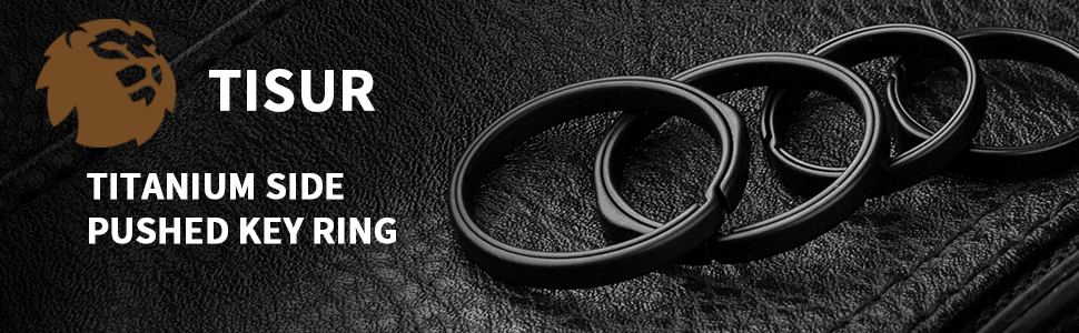 titanium key ring