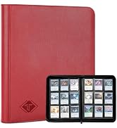 TiopLior Trading Card Binder 9-Pocket, TCG Binder Fit for MTG Yugioh Card Album Book 432 Side-Loa...