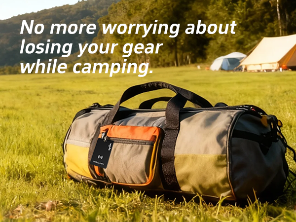 No more worrying about losing your gear while camping.