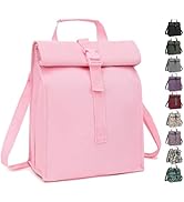 GYEUKHAM Insulated Lunch Bag for Men/Women/Kids, Roll top Reusable Lunch Box with Adjustable Shou...