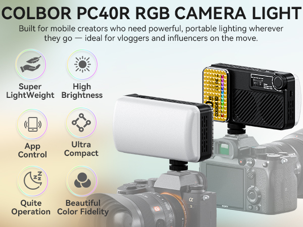 ideal for vloggers and influencers on the move
