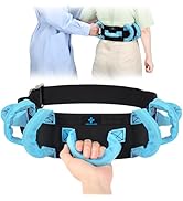 NIdreamCE Gait Belt Transfer Belts with Handles for Lifting Seniors, Safety Gate Belt with Metal ...