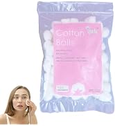 White Cotton Balls - Soft Cotton Wool | House Necessary Absorbent Delicate Lightweight Cotton Bal...