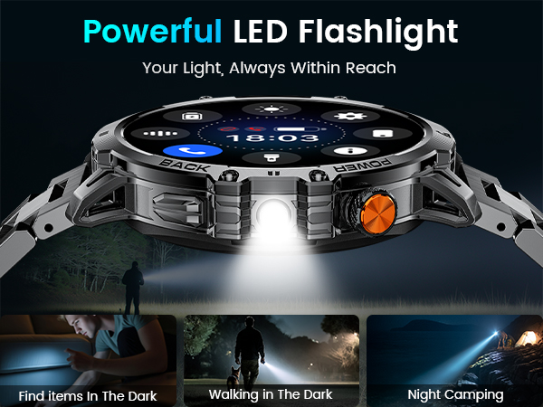 With LED Light