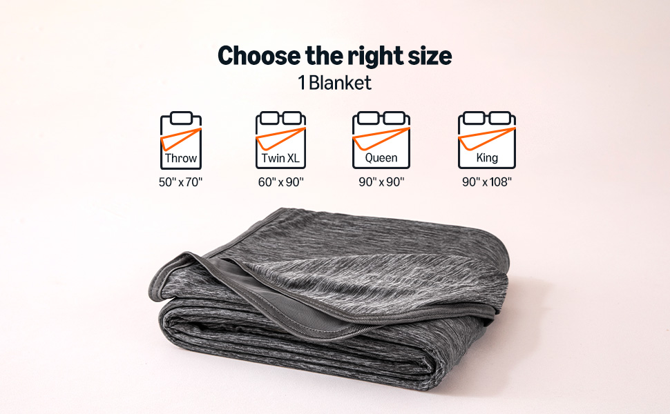 Basics cooling blanket dark gray 5
