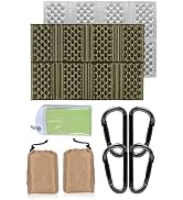 HAFITH Foam Hiking Seat, Sit Pad, Sit Pads for Backpacking, Seat Cushion with Carabiner Clips, Ca...