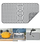 JIUBAR Sink Protectors for Kitchen Sink 12" 13" 16" 18" 19" 24" 26" 28" 29" Silicone Sink mat| Si...
