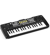 Raimy Keyboard Piano for Kids, 37 Keys Portable Keyboard Piano Early Learning Educational Electro...