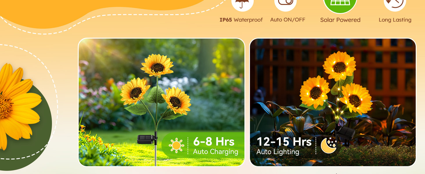 solar lights outdoor waterproof