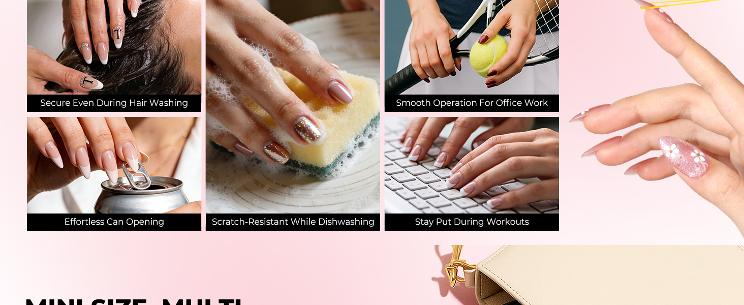 solid nail glue gel