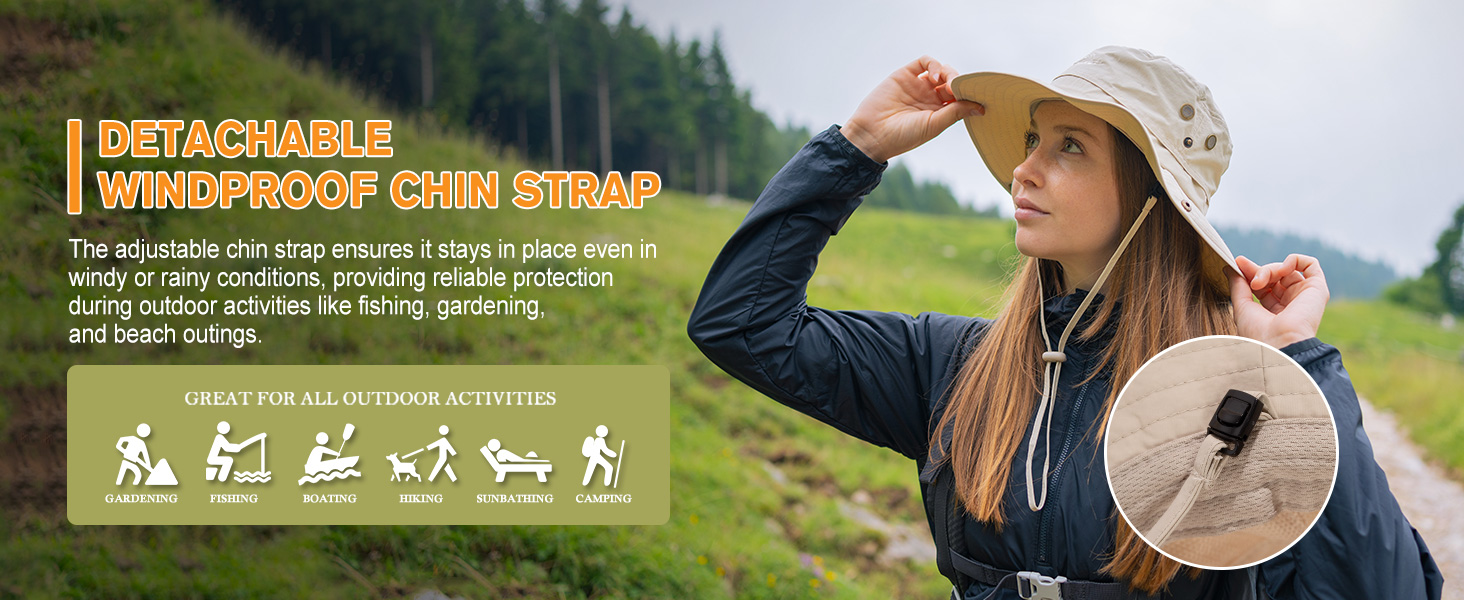 detachable windproof chin strap