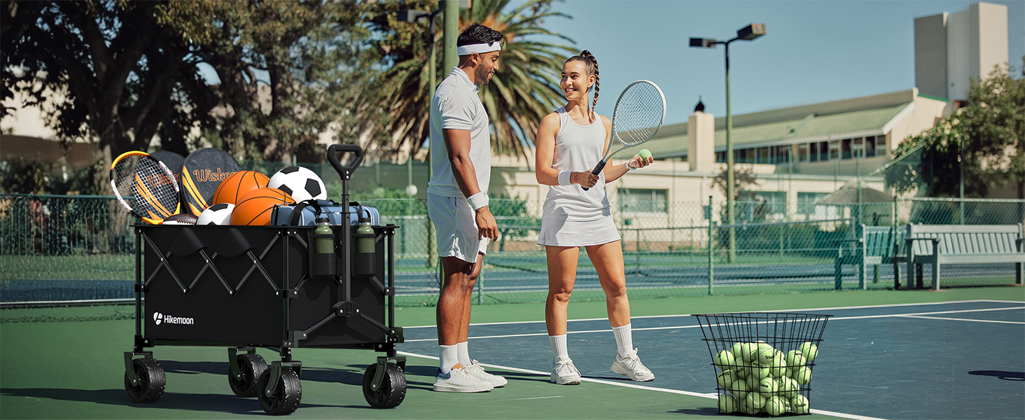 Hikemoon utility wagons carts foldable for sports