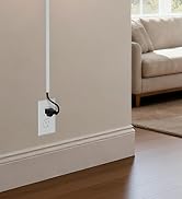 Delamu Cord Hider, Cord Covers for Wires on Wall, One-Cord Cable Hider, Self-Adhesive Wire Hiders...