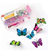 Yalis Decorative Thumb Tacks 12 Pcs Colorful Cute Pushpins for Feature Wall, Whiteboard, Corkboar...