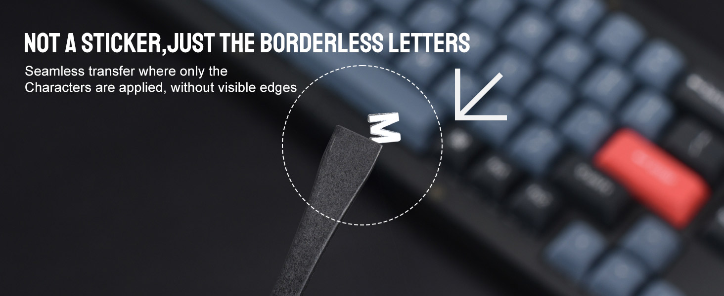 english Keyboard Letter Sticker
